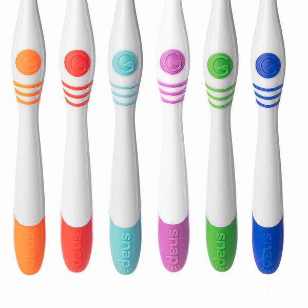 An Ultimate Sustainable Toothbrush: Handle + 1 Year Supply of Bristles - Snaptoothbrush